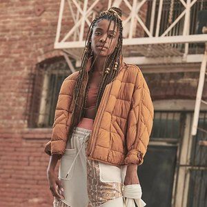 Free People Pippa Packable Puffer Jacket - Toasted Coconut